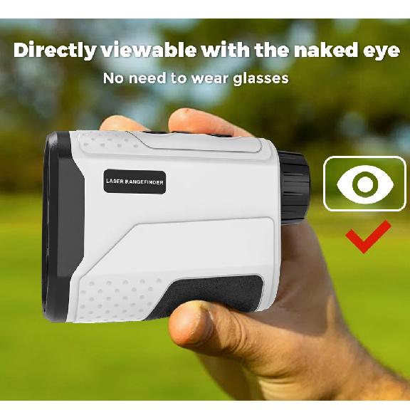 INORM Golf Laser Rangefinder 1200 Yards 6X Lens Golf Compensating Hunting Range Finder Built-in Battery Measuring Tool