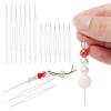 5pcs Bead Necklace Open Big Eye Beading Needles Stainless Steel Beading Pins