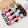 Women Girls Simulated Fox Tail Pendant Multiple Colors Decorative Keychain Furry Artificial Fur Fashion Gift Accessories