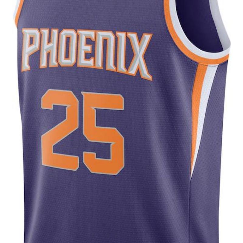 Nike Винтажная баскетбольная майка NBA Jersey 2020-2021 сезона, мужские топы, фиолетовые CW3679-577