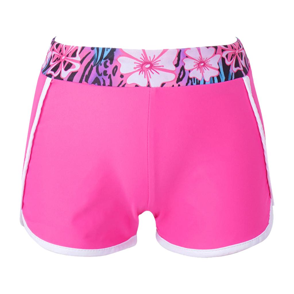 Girls Printed Swimwear Elastic Wide Waistband Shorts Beach Pool Bathing Swimming Holiday Outfit