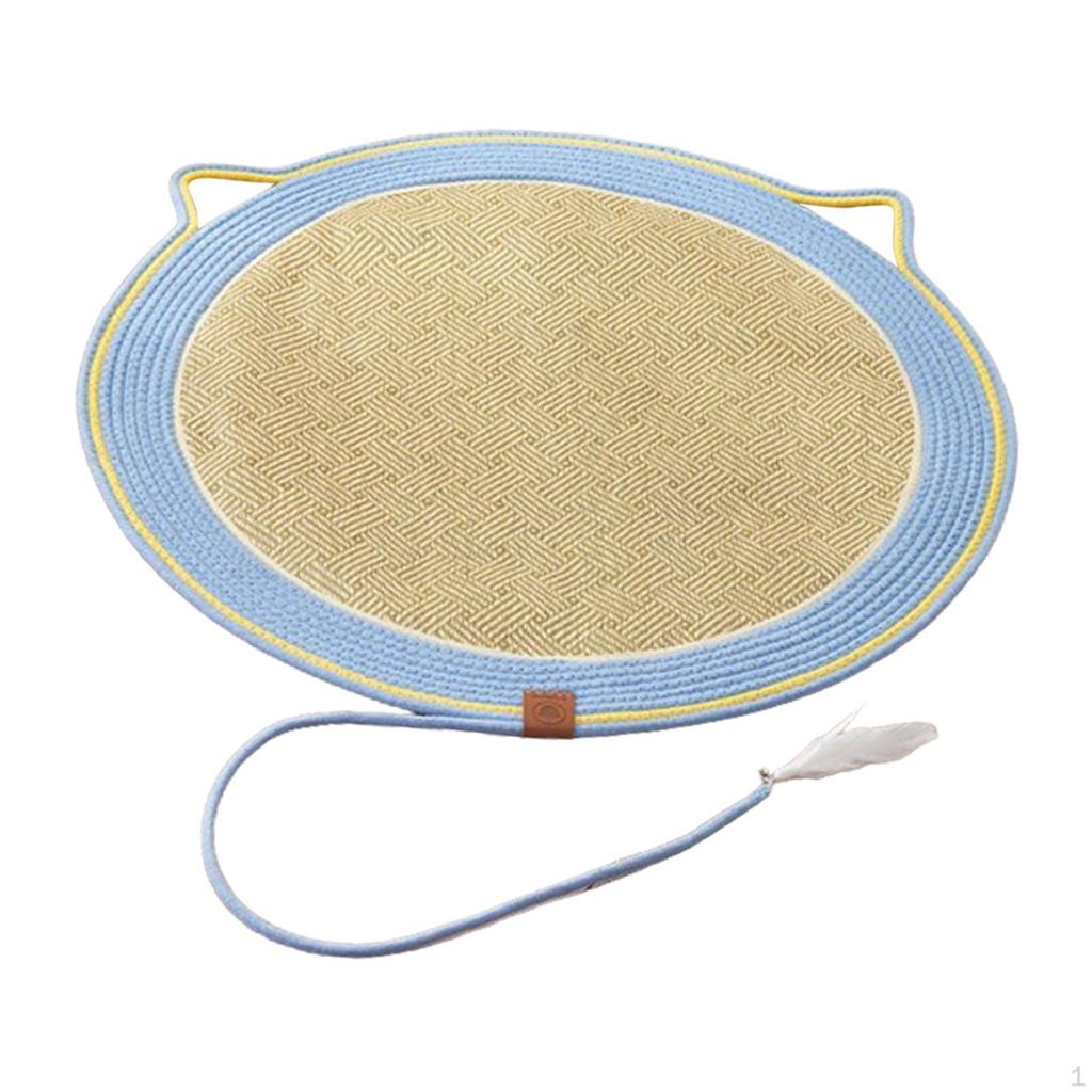 Cat Cooling Pad Mat for Dogs Cats Rattan Portable Products Comfortable Sleeping