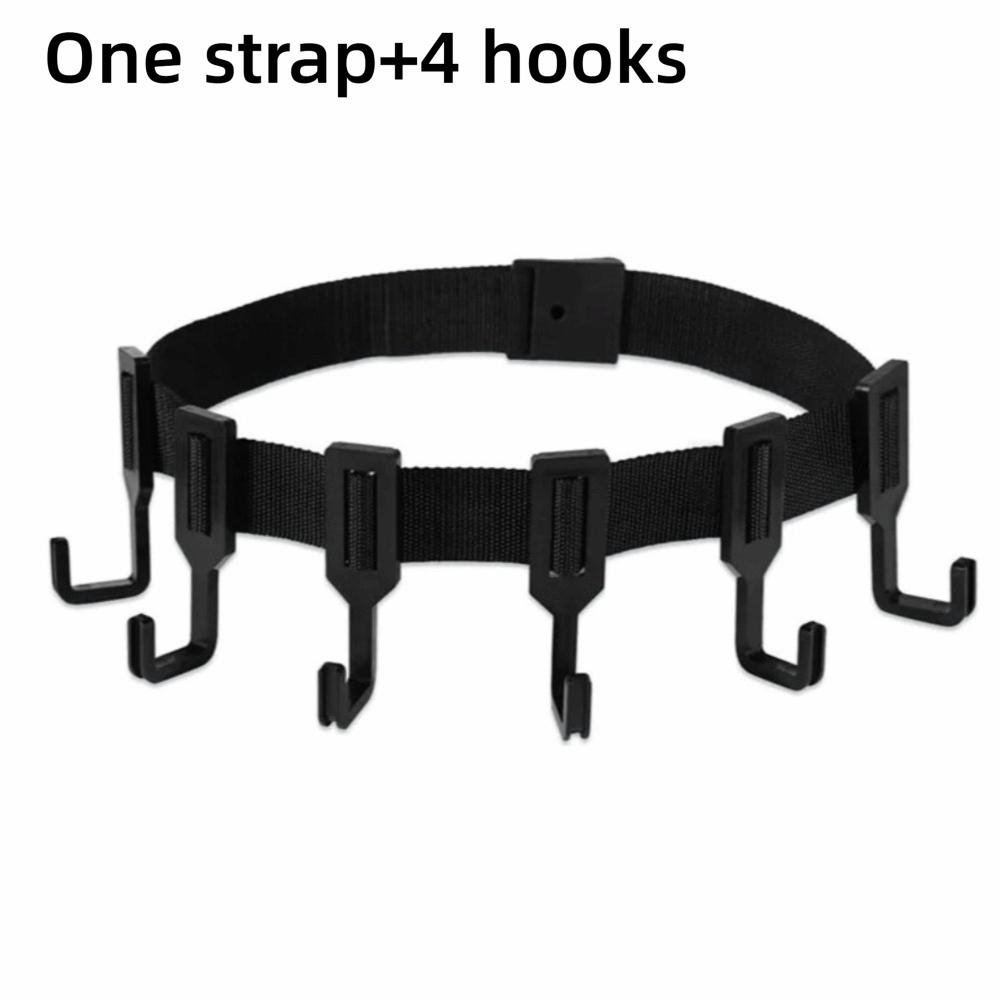 Woven Webbing Gear Hanging Hook Multi-Hooks Hunting Gear Hanger Outdoor Gear Storage
