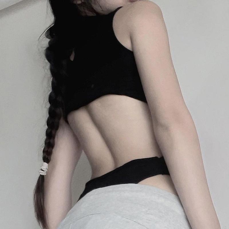 Готический Техноодежда Сексуальный Вырез Безрукавная Майка Боди Для Женщин Уличный Стиль Комбинезон Жилет Без Спины Для Женщин