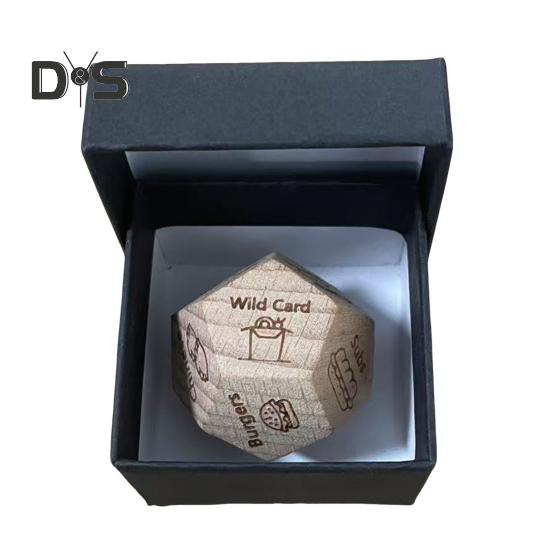 1/4/5 шт. игральные кости для принятия решений на свидании, 6/12-гранные, портативные деревянные игральные кости для взрослых пар, День святого Валентина, годовщина, девушка, парень, муж, жена