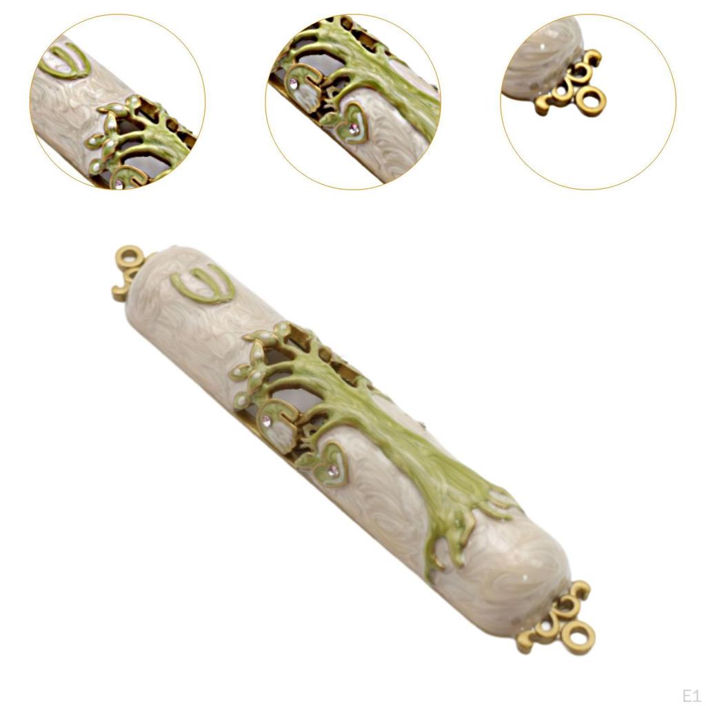 5,12-дюймовый еврейский футляр для мезузы, крышка, украшение для входной двери, благословение для дома, подарок на новоселье для