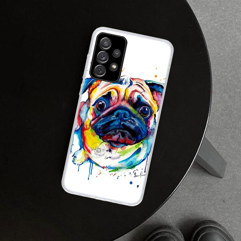French Bulldog Dog Animal Phone Case for Samsung Galaxy A17 A16 A26 A36 A56 A57 A37 A15 A25 A35 A55 A14 A24 A34 A54 A13 A23 A33