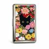 Cat Pattern Versatile Card & Cash Case Metal Material Card Holder Vintage Card Case  Business Cards