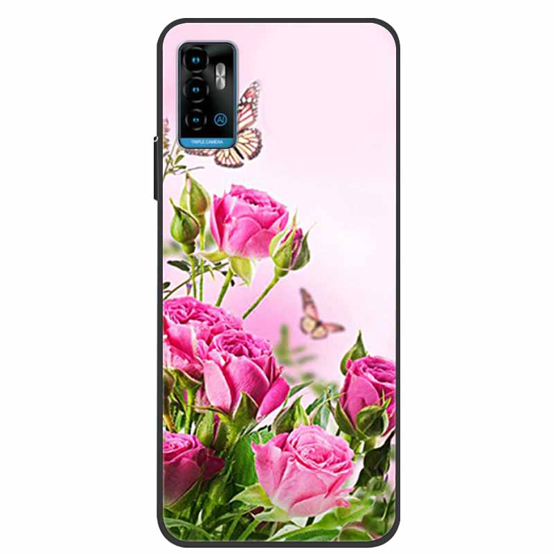 Чехол для ZTE Blade A71 Ударопрочный Мягкий силикон ТПУ Задняя крышка Для ZTE BladeA71 Чехлы для телефона Для ZTE Blade A 71 2021 Милый мультяшный