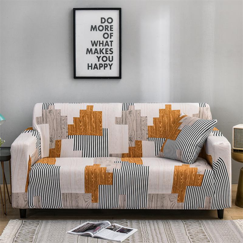 Living Room Model Room Non Slip Full Cover Fabric Sofa Cover Four Seasons Universal All Inclusive Elastic Sofa Cover