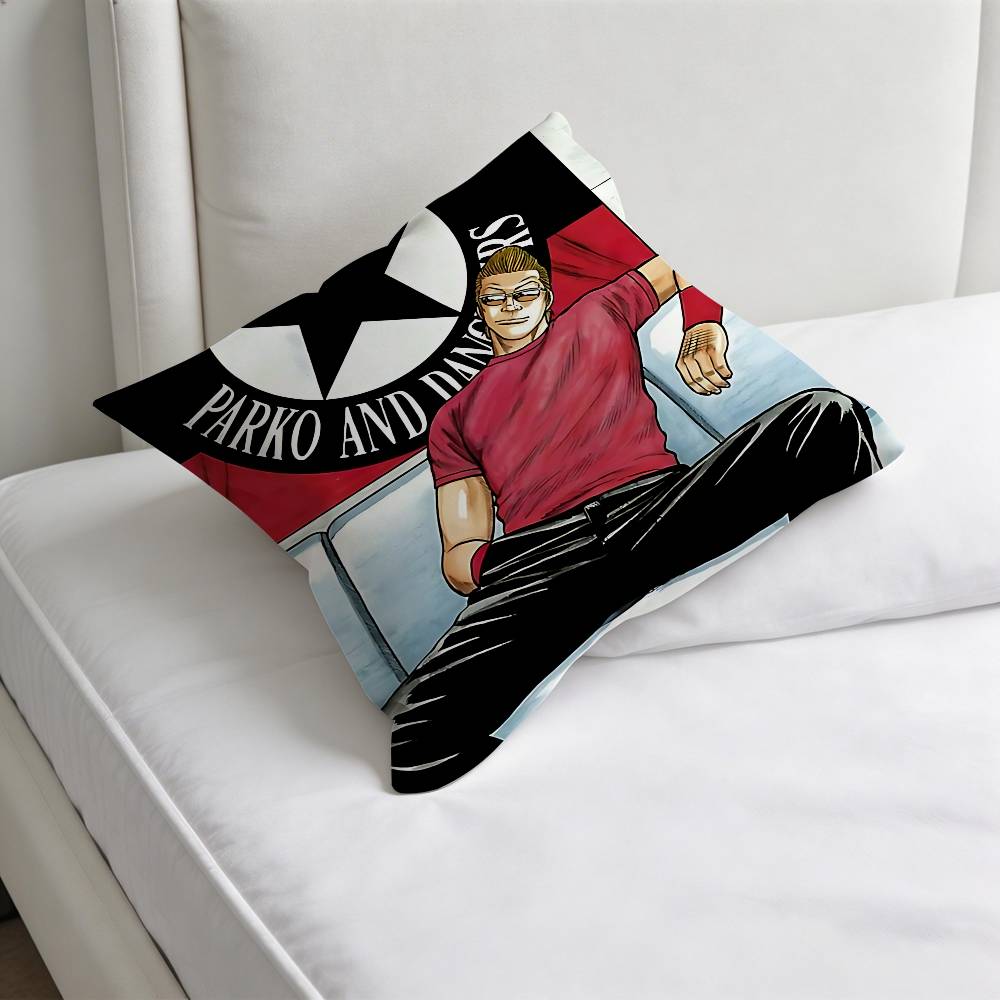 WWorst CCrows Zero Comics Fashion Square Pillow Case Durable Throw Pillow Cover for Sofa Couch Chair