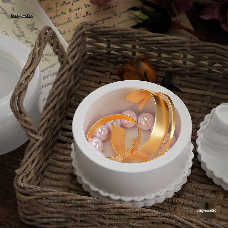 Набор для творчества «Кристальная эпоксидная stacking-игрушка» + Шкатулка для хранения лука + Силиконовая форма для создания коробочек для украшений и колец