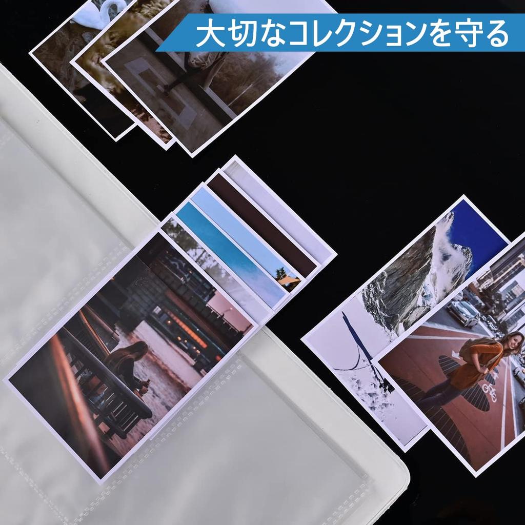 Файл для коллекционных карточек VitalBloom Файл для карточек, совместимый с листом карточек А4 Винил Коллекционные карты Pokemon и другие карты 10 2-луночные, 3-луночные, 4-луночные 9-карманные