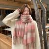 Autumn and Winter Imitation Cashmere Scarf High-end Women's Scarf Thickened Versatile Shawl