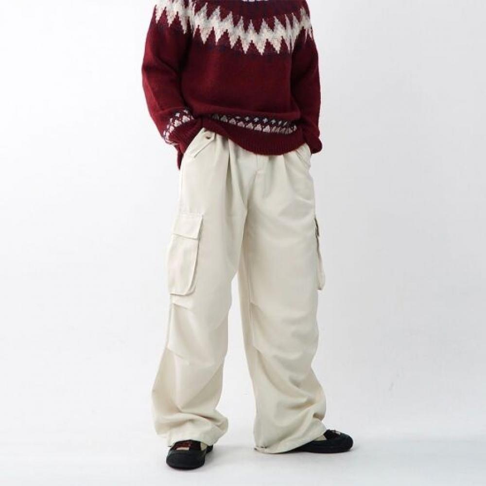 Onl Men S Pin Tuck Parachute Cargo pantS 1 + 1
