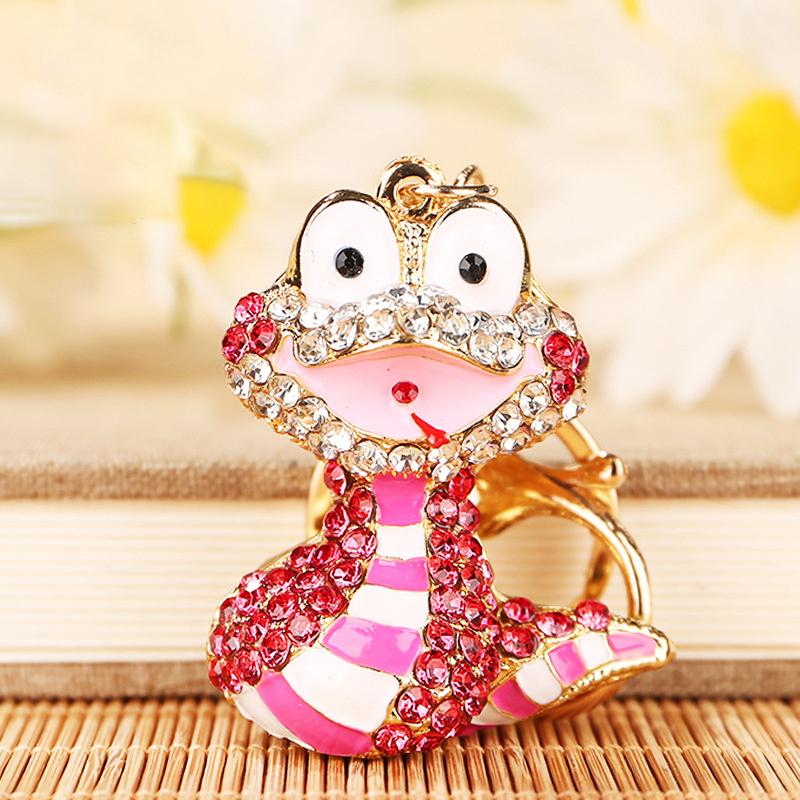 Творческая новинка, милый брелок в виде змеи со знаком зодиака, мультяшное животное, брелок, изысканный рюкзак, украшения, аксессуары, подарки