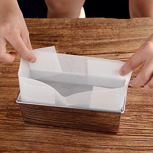 Tiger Crown White Paper Sheets, 282 x 190mm, for 0.5 Loaf Pound Cake Pans, Glassine Paper, 570, 30 Sheets