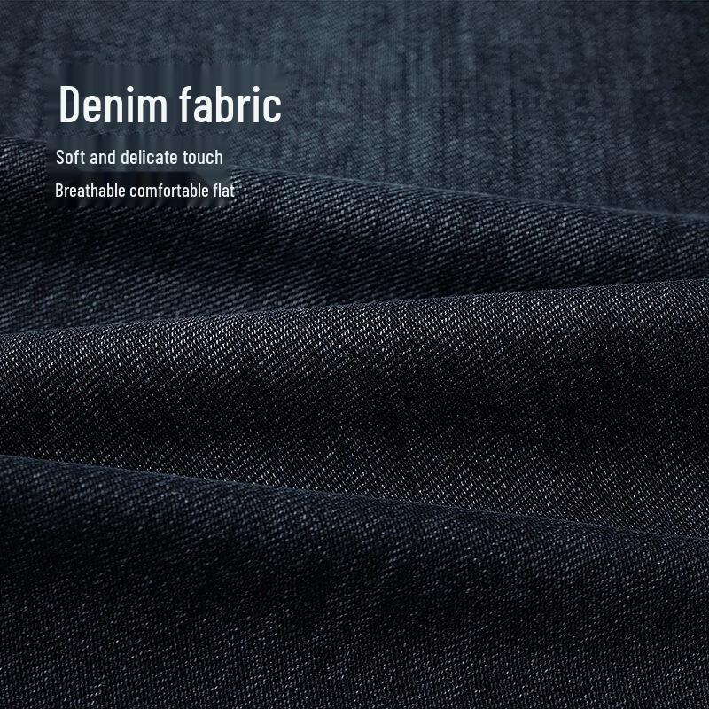 Мужские джинсы прямого кроя с вышивкой HLA