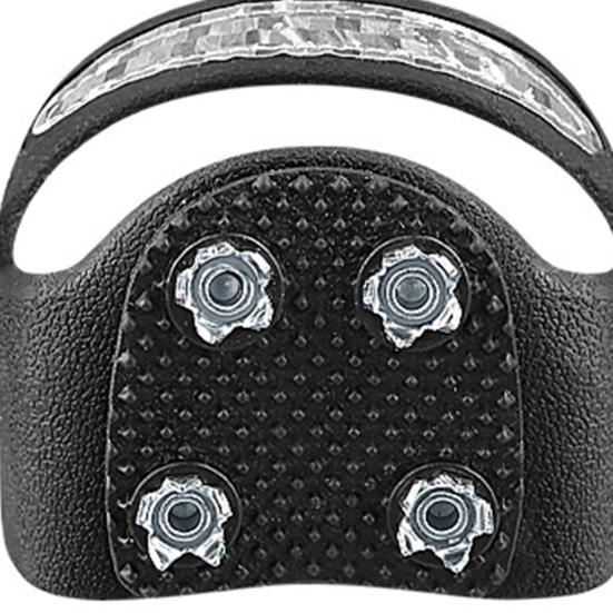 1 пара шипов для льда, кошки с 4/5 металлическими шипами, светоотражающие зимние скользящие ручки для ходьбы на открытом воздухе, эластичные нескользящие ботинки, шипы для захватов