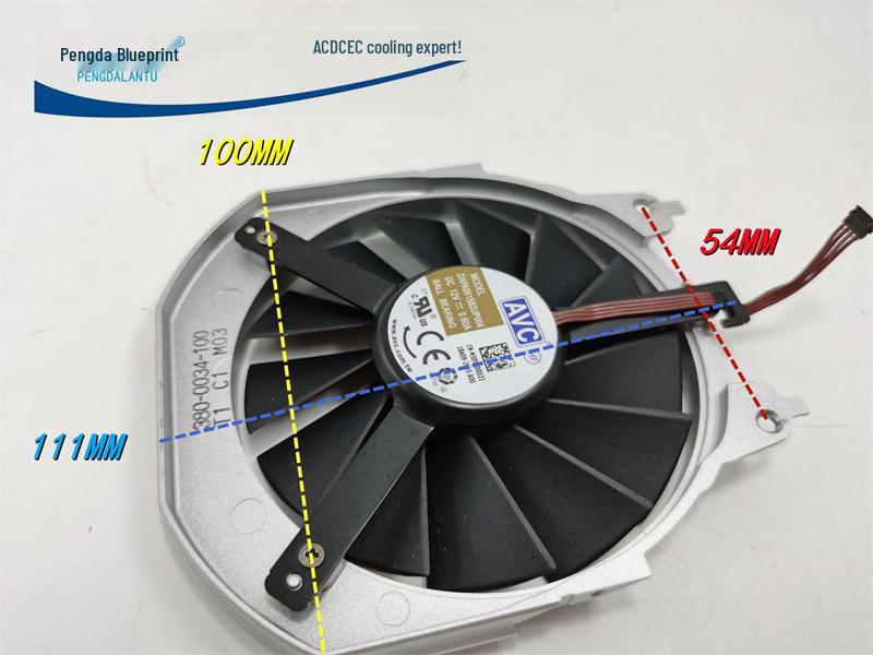 Совершенно новый кулер для видеокарты 12 В с ШИМ, двойным шарикоподшипником и высоким воздушным потоком (Модель DAPA0815B2UP004)