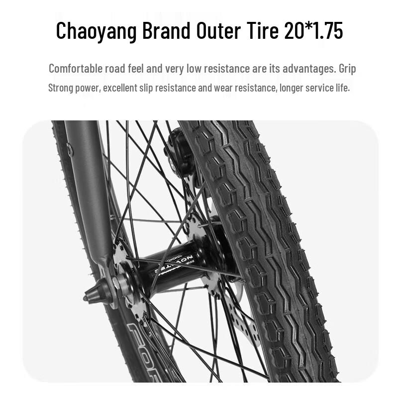 Yongjiu 20-inch 8-Speed Aluminum Folding City Bike