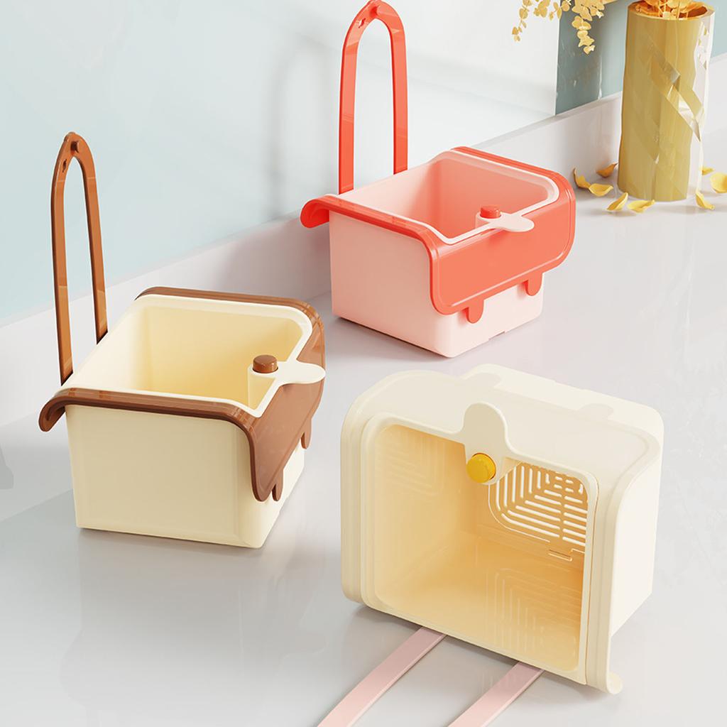 Effortless Touch Free Disposal Sink Strainer With Auto Dump System Faucet Mounted Design for Compact Kitchen Drain Space Saving Organization