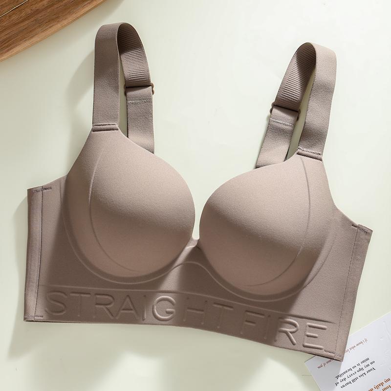 Thickened Seamless Underwear For Women No Empty Cup Soft Support Bra Anti-sagging Sports Bra