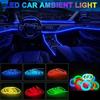 Car Interior Atmosphere Light 5V EL Cold Light Line Tube LED Neon Strip USB Auto Decoration DIY Flexible Ambient Lamp 1M/3M/5M