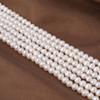 1 нить, Белые натуральные пресноводные жемчужины, Ручная работа, Почти круглые жемчужные бусины, 4-5 мм, для DIY-аксессуаров для ожерелий, Изготовления ювелирных изделий, Женского подарка, 36 см