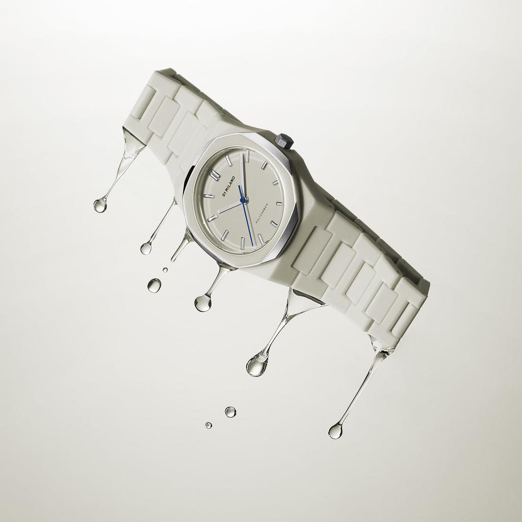 Authorized Dealer D1 Milano Unisex Watch Polycarbonate Gray Mesh PCBU16 37mm [D1 MILANO] Men's