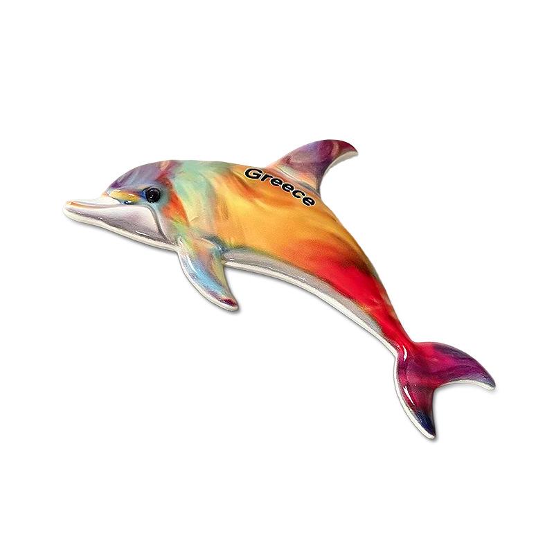 Милый дельфин ручной работы Океан Магнит на холодильник - Персонализированный сувенир для домашнего декора