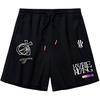 Basketball Series Casual Simple Letter Lace Loose Sports Shorts Unisex Shorts 172431309-3