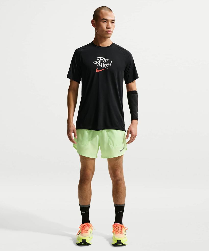 Nike Беговая футболка с коротким рукавом Nike Dri-Fit Adv Stride Fly M - Черный / If2025-010