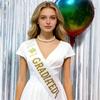 Лента для выпускного с принтом букв, регулируемая длина, Лента для празднования выпуска 2026 года, Аксессуар для церемонии