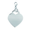 [F6732] - Серебряный кулон-подвеска «Сердце» - 27x27 мм