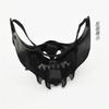 Half Face Mask Halloween Cosplay Mask Masquerade Mask Party Mask Japanese Mask Devil Samurais Mask for Carnivals