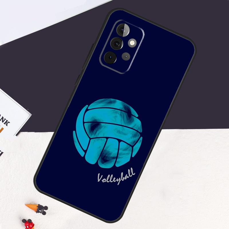 Чехол 'Люблю играть в волейбол' для Samsung Galaxy A05 A06 A26 A16 A56 A36 A22 A32 A52 A54 A34 A14 A55 A15 A53 A33 A35