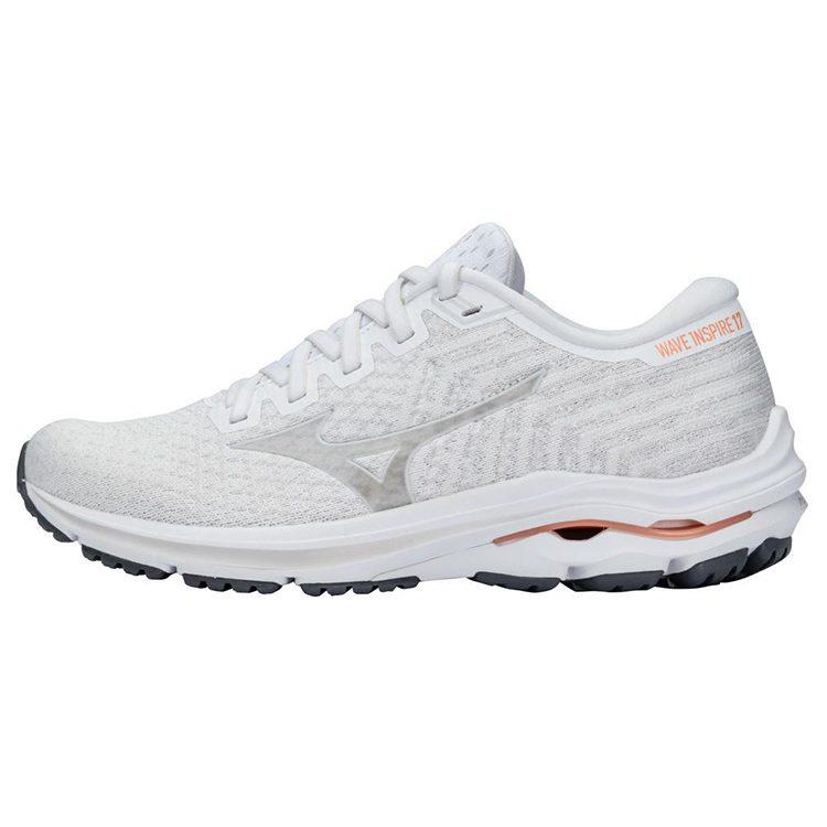 Кроссовки Mizuno Wave Inspire Wmns 17 Waveknit 'White Papaya' Женские J1GD211333