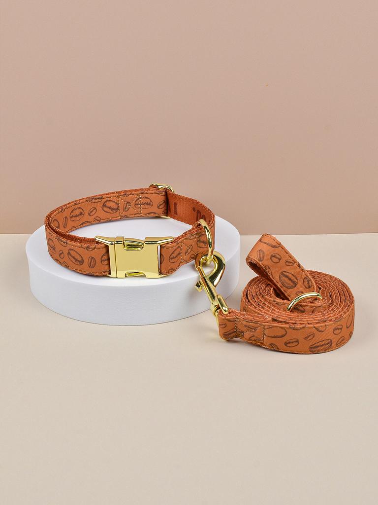Luxury Brand Summer Colorful Season Adjutable Dog Collar And Leash Set For Small Medium Large Dogs