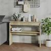 VidaXL Console Table Sonoma Oak 102x30x80 Cm Chipboard 808326