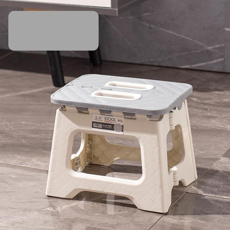 Outdoor Portable Folding Stool High Load-bearing Thickened Plastic Saddle Chair Mini Chair Fishing Stool Square Stool Camping Stool