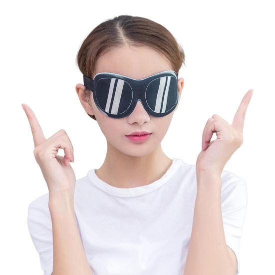 3D забавная повязка на глаза, повязка на глаза, повязка на глаза с эффектом памяти, ночной спальный чехол для путешественников, взрослых и детей, регулируемый помощник для сна дома, отеля, самолета