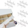 Разделители для ящиков East Leaf, 37x7см, Белые, Набор из 16 штук, Режущиеся и настраиваемые, для организации кухни, одежды и канцелярских товаров