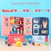 Умный мини-игрушка для кухни с двойной дверью для детей, игрушечный холодильник