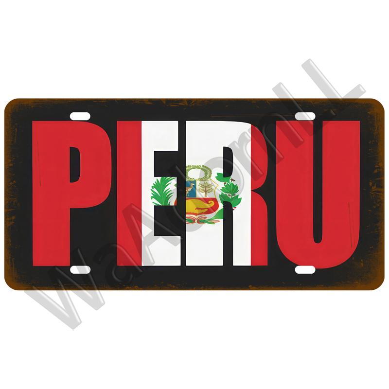 Металлический знак Германия США Флаг страны Франция Жестяная табличка Россия Испания Жестяная пластина для стены Домашний ресторан Ремесло Бар Декор