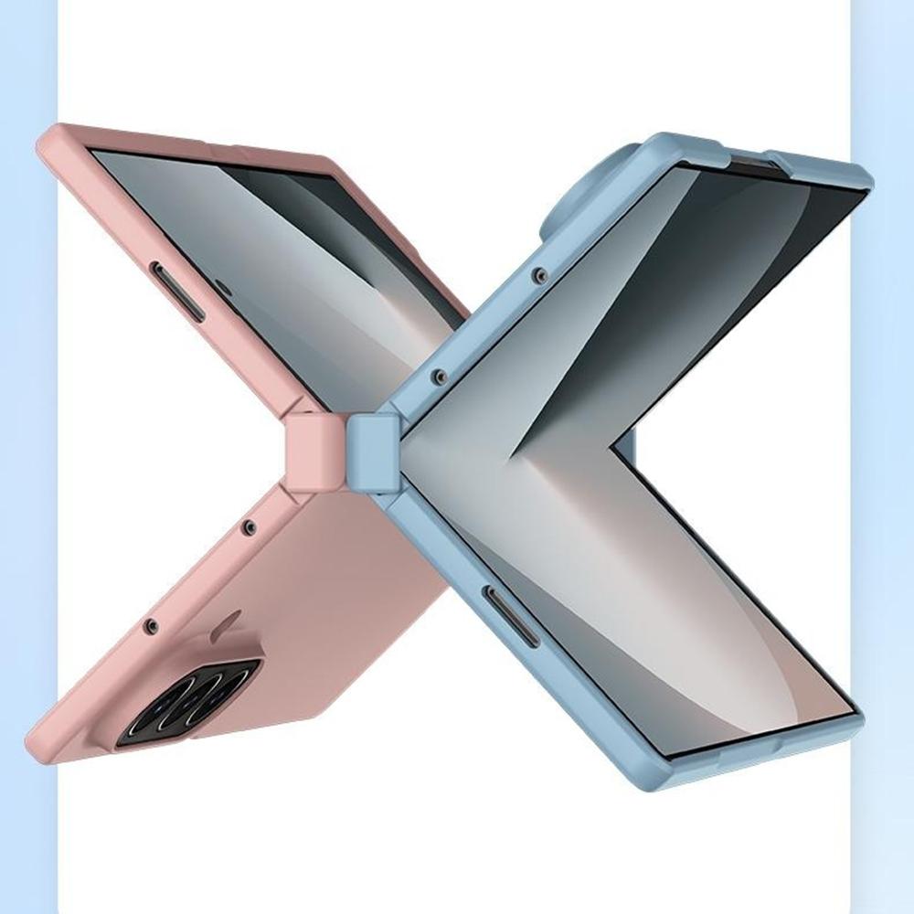 Чехол для Samsung Galaxy Z Fold7 5G с защитой шарнира, PC-чехол с покрытием Soft-Touch