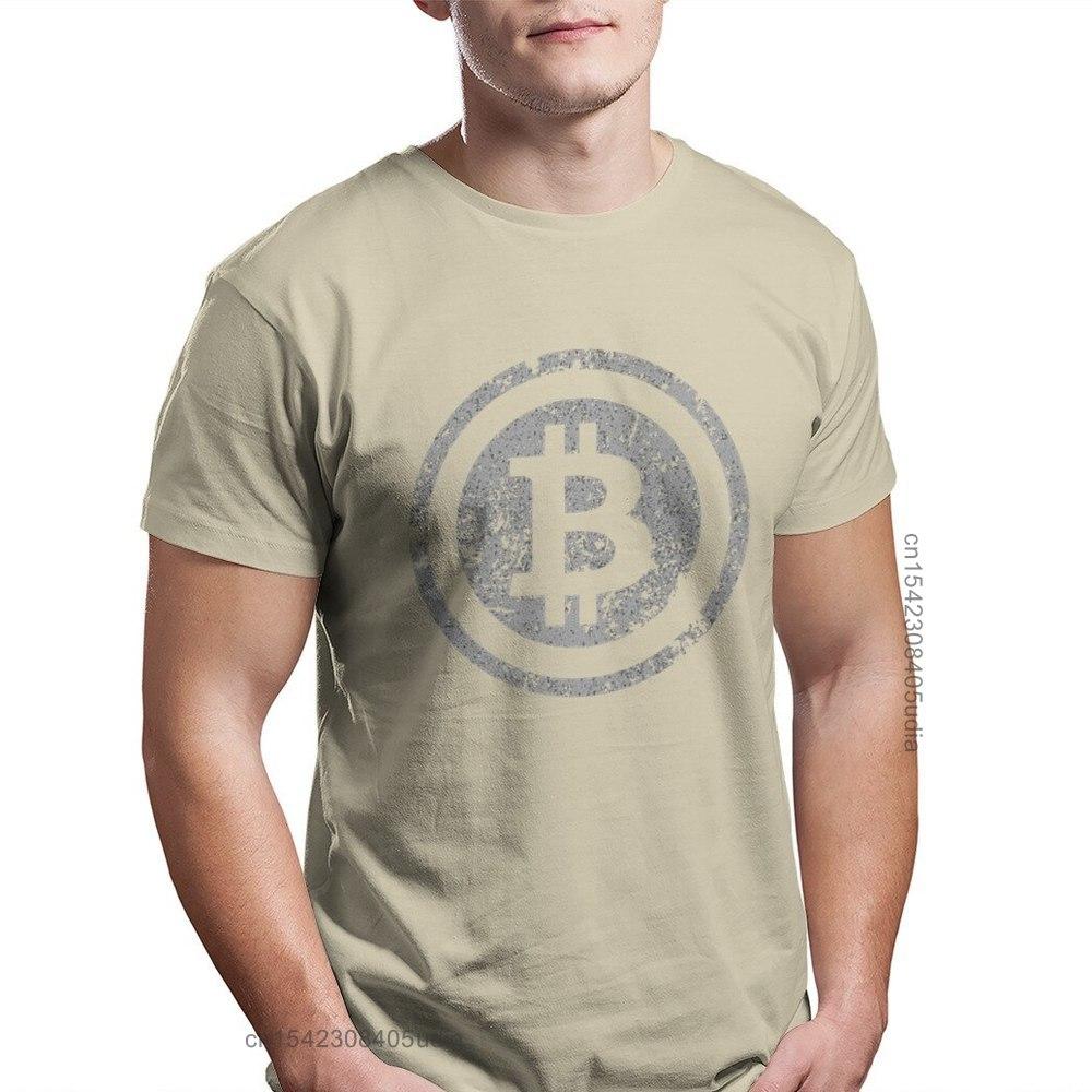 Футболка с надписью Bitcoin Art Satoshi Nakamoto Offerts для мужчин Homme Graphic Cool Design Cotton Harajuku T Shirt