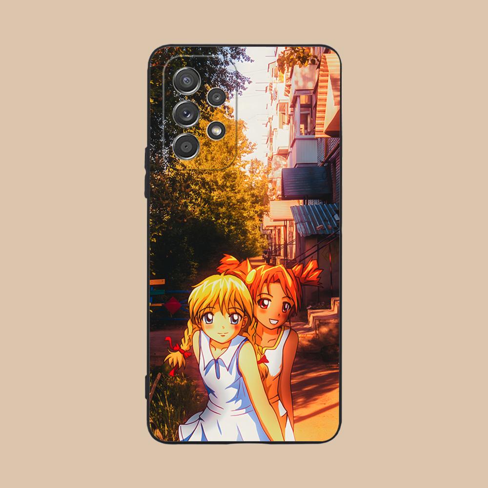 Вечное лето Алиса Матовый чехол для мобильного телефона для Samsung Galaxy M55 54 42 35 34 33 32 23 22 15 14 13 12 F55 5G