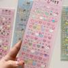 Kawaii Pink Color Scrapbook Journal Sticker Heart Sweet Stationery Sticker DIY Decor Laptop Phone Case Sticker Student Supplies