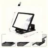 3D Mobile Screen Amplifier - Dual Screen HD Amplifier with Portable Hands Free Stand Suitable for Smartphones/Tablets Can Ampl 1